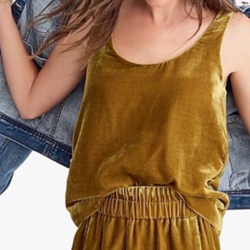 J CREW “Velvet” Tank Top
